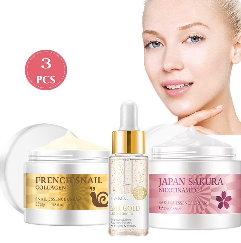 Cream Hyaluronic Acid Moisturizing - 3pcs set