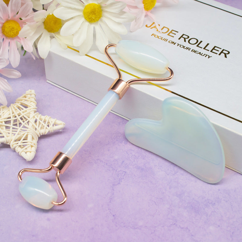 Face Opal Roller Set - Opal heart set