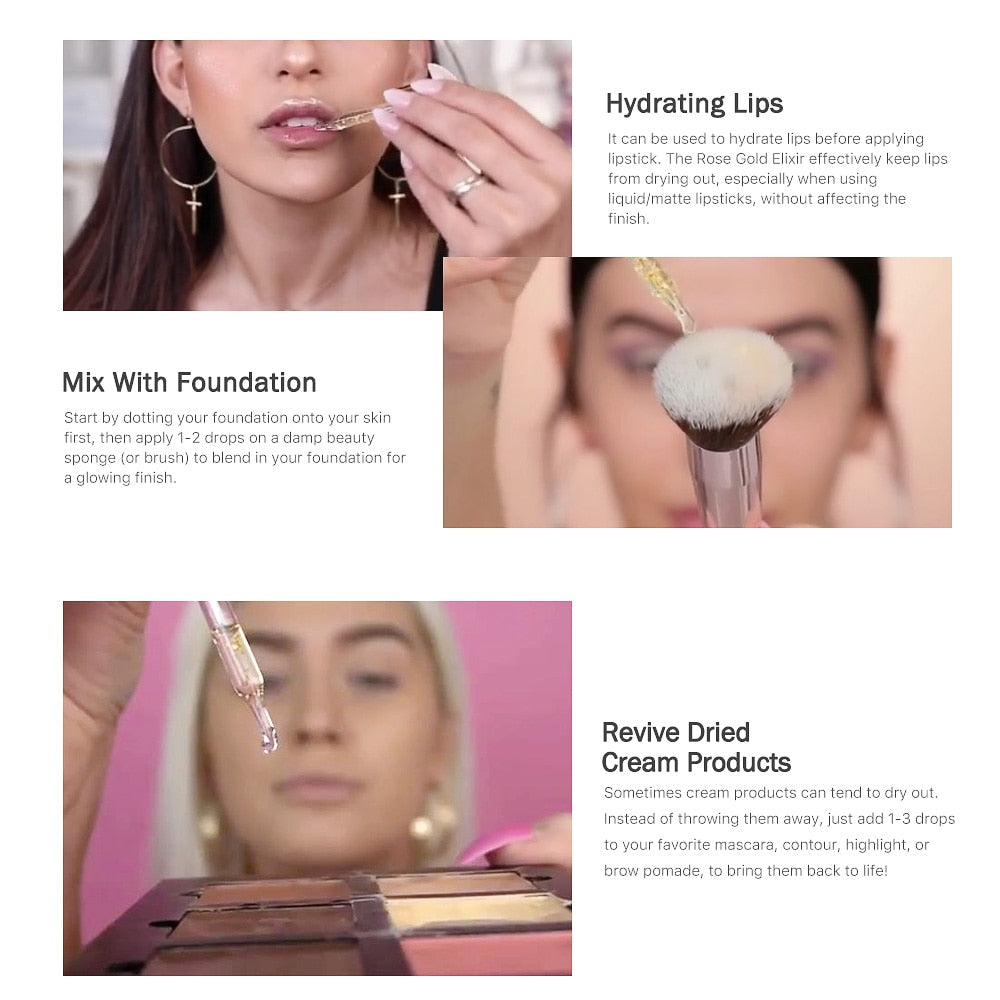 24K Rose Gold Pre-Makeup Face Oil