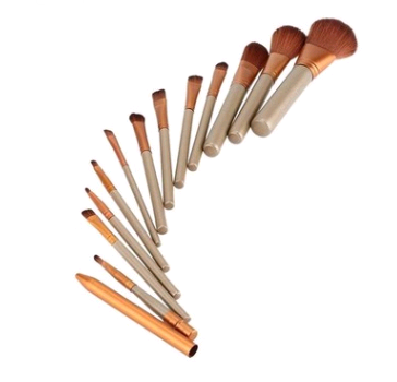 12-Piece Makeup Brush Set with Tin