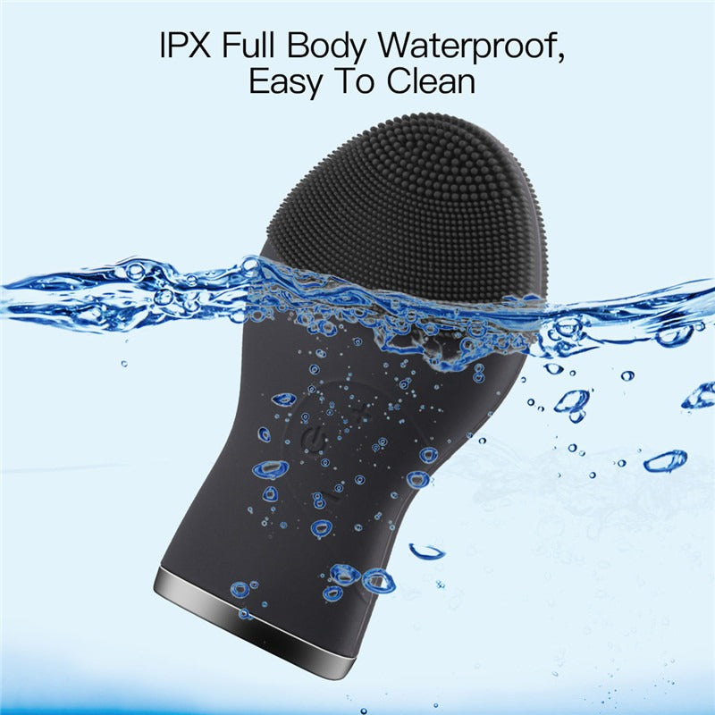 Electric Silicone Face Cleansing Brush