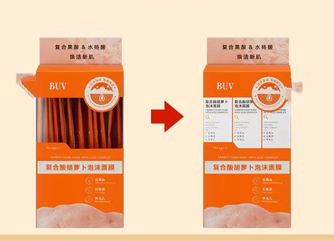 Carotene Foaming Cleansing Mask