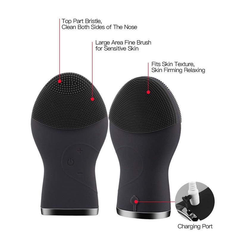 Electric Silicone Face Cleansing Brush