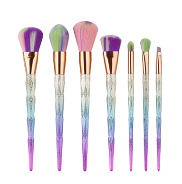 7 Makeup Brushes Tools Diamond Brush Foundation - Seven colors