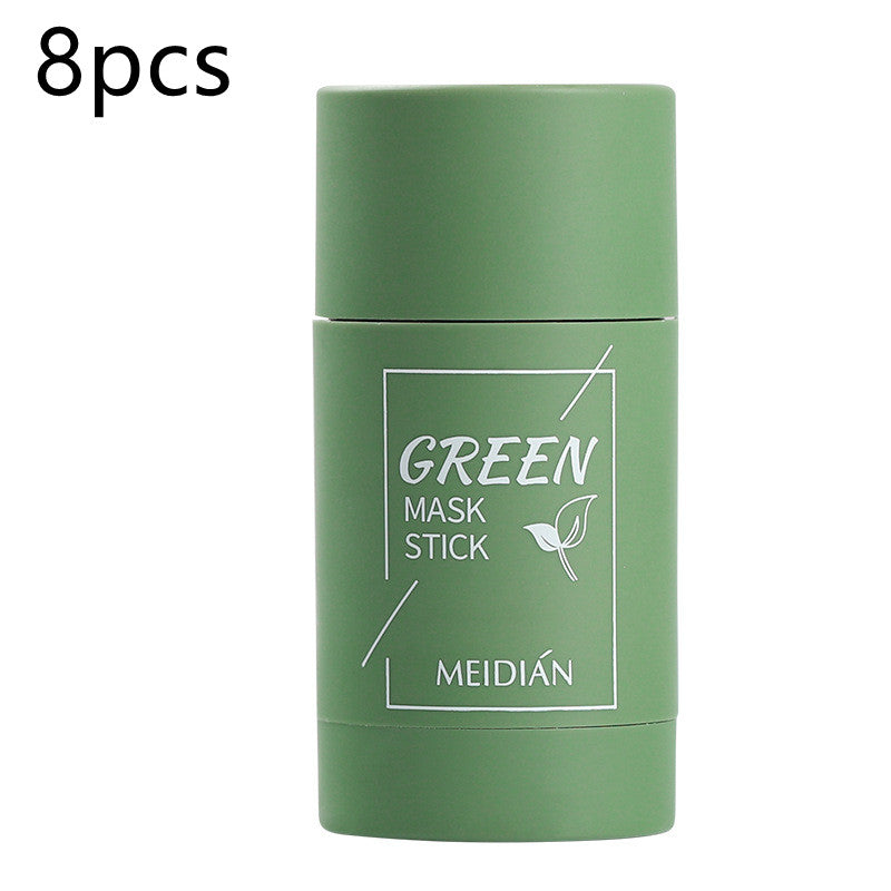 Solid Mask Cleansing Film Mud - Green 8pcs